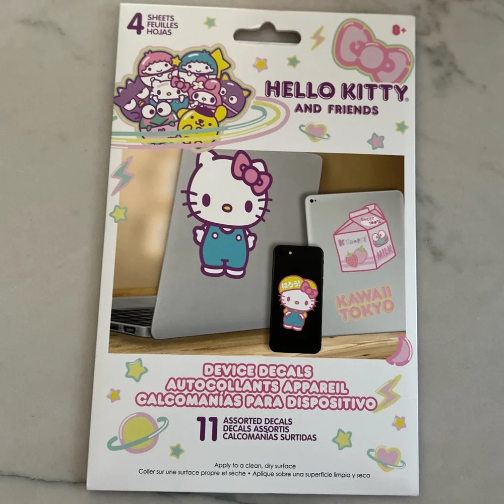 Hello Kitty device decals NWT